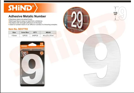 Shind Adhesive House Number