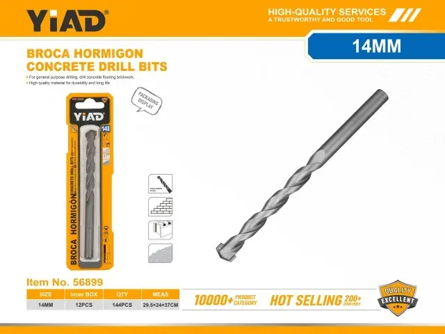 Yiad Concrete Drill Bit - 2x5mm