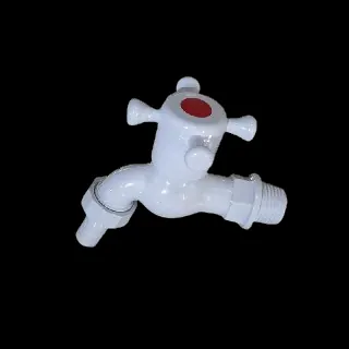 White Plastic water Tap