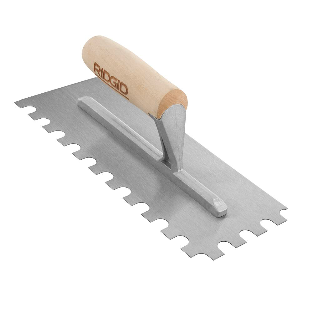 Trowel Tiles Notch Wood Handle