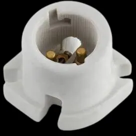 Lamp Holder Porcelain Skirted B22