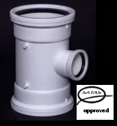 110mm 50mm Reducing Junction Single SV Plain Satas