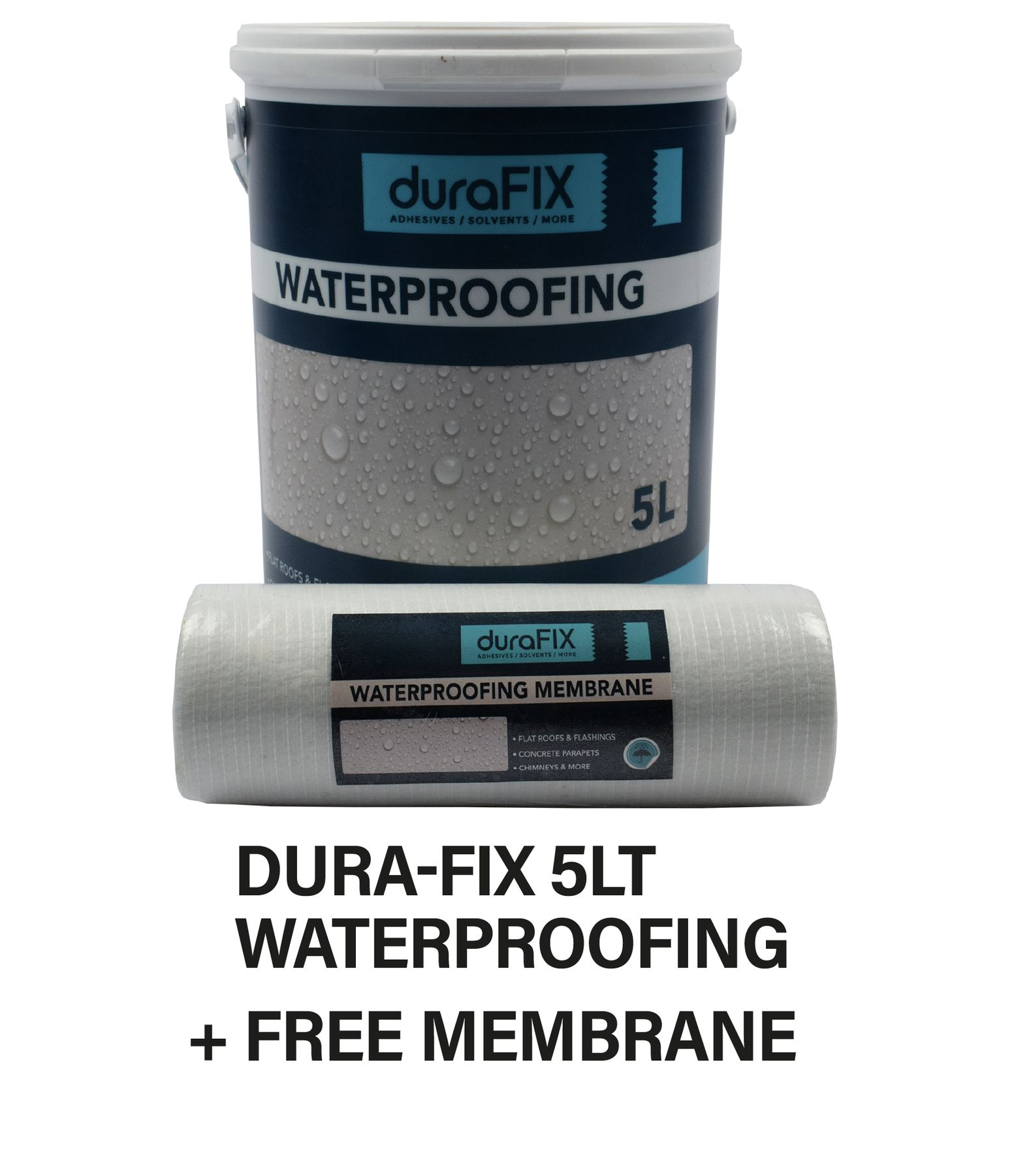 Durafix Waterproofing 5Ltr with Membrane — E-Order / AJJ Distribution ...